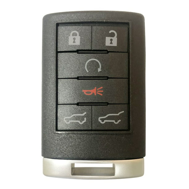 New Key Fob Remote Shell Case For a 2009 Cadillac Escalade w/ 6 Buttons 